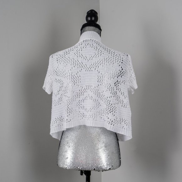 NWOT Joseph A crochet cardi - M - Picture 3 of 4